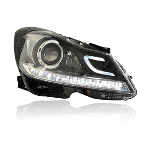 Ensemble de phares LED de haute qualité, neufs, 12V, 6000K, lumière blanche, pour Mercedes-Benz Classe C W205 C180 C200 C260I (2015-2020) - Product Image 2