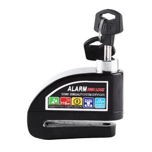 Kunci Cakram Anti Maling Baja Paduan Pintar Gambar Baru Universal Tahan Air dengan <span class=keywords><strong>Alarm</strong></span> untuk Skuter Listrik/Sepeda/Motor - Product Image 1