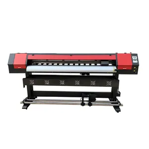 Format besar 1.6m printer Eco-solvent mendukung XP600/I1600/3200 kepala cetak