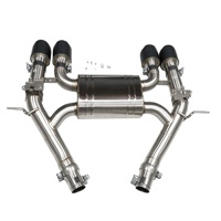 Système d'échappement Catback Valvetronic, finition lisse de 1,5 mm d'épaisseur pour M3 F80 M4 F82 S55 3.0T (2014-2020), acier inoxydable SS304