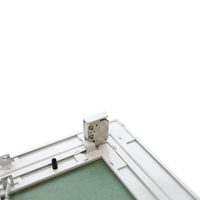Panneau d'accès décoratif pour plafond en aluminium et plaque de plâtre