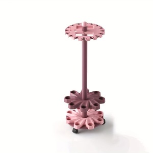 <span class=keywords><strong>Support</strong></span> de cannes à pêche rotatif à 360° en plastique sur pied avec quatre roues, installation sans perçage, présentoir pour leurres de pêche - Product Image 3