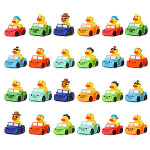 Jincan <span class=keywords><strong>Mini</strong></span> anatra giocattolo giallo PVC Jeep per ragazzi e ragazze stampa giocattolo - Product Image 2