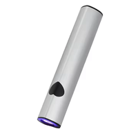 Lampe UV+LED portable 3W sans fil, double lumière, mini, en forme de cœur, avec strass, rechargeable par USB, alimentée par batterie, pour séchage rapide des ongles en gel