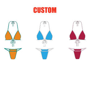 Ensemble de bikini pour femme Designer 2025, maillot de bain une pièce à col en V avec motif animal/lettres pour la plage - Product Image 4