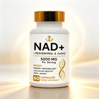 Complément alimentaire OEM anti-oxydant anti-âge stimulant le métabolisme cellulaire - 60 capsules pour adultes