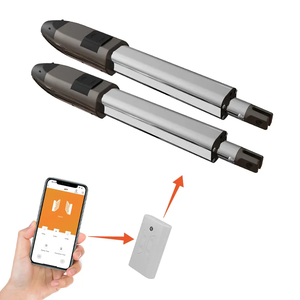 Moteur de <span class=keywords><strong>portail</strong></span> à deux portes à énergie solaire à <span class=keywords><strong>bras</strong></span> <span class=keywords><strong>articulé</strong></span> Pkm C03, ouvre-porte à balançoire intelligent double, Wifi - Product Image 5
