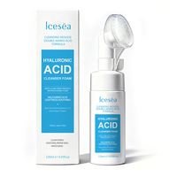 Nettoyant Moussant Visage Doux Éclaircissant et Hydratant à l'Acide Hyaluronique, Acides Aminés et Niacinamide Marque Blanche OEM
