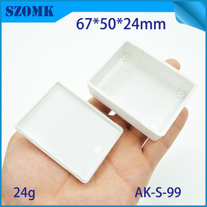 מארז תיבת הילוכים pcb שחור תיבת בקרת פלסטיק קטנה תיבת pcb 67 (l) * 50 (w) * 24 (h) מ "מ - Product Image 6