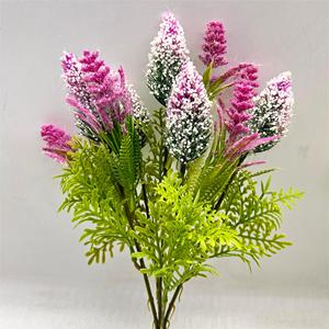 Alta qualità 5-Branch artificiale per matrimonio in plastica <span class=keywords><strong>prato</strong></span> coda di volpe fiore fabbrica vendita diretta per le decorazioni di san valentino - Product Image 2