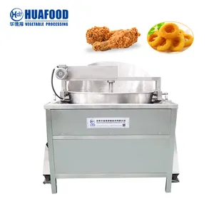 Automatic Donut Fryer For Sale Commercial Fryer For Fried Chicken 2 Tanks Deep Fryer