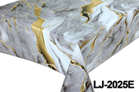 Nappe en tissu PVC Marbre Design Doré Fashion
