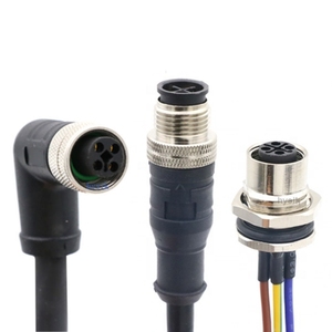 Kabel Komunikasi Serial RS485 RS232 M12 Berkode-A 8 Pin Terlindungi - Product Image 4