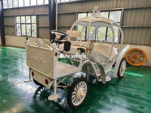 Chariot de balade électrique de type citrouille, thème Princesse Cendrillon, pour mariage, visites de parcs, défilés et décoration, de fabrication industrielle - Product Image 2