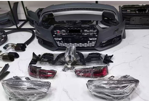 Kit carrosserie complet en fibre de carbone pour <span class=keywords><strong>Audi</strong></span> A6 C7 2013-2015, ancien vers nouveau, KITS DE CARROSSERIE - Product Image 4