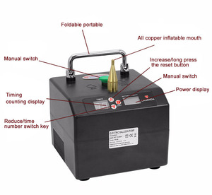 Máquina de <span class=keywords><strong>Globos</strong></span> de Alta Calidad, Eléctrica, de Alta Potencia, Portátil, 110v 220V, <span class=keywords><strong>Inflador</strong></span> de <span class=keywords><strong>Globos</strong></span> B231, <span class=keywords><strong>Inflador</strong></span> de <span class=keywords><strong>Globos</strong></span> Eléctrico Portátil Lagenda - Product Image 2