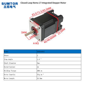 Kit de <span class=keywords><strong>Motor</strong></span> Paso a Paso <span class=keywords><strong>Servo</strong></span> CNC 42HS40ESI y Controlador Híbrido <span class=keywords><strong>Nema</strong></span> <span class=keywords><strong>17</strong></span>, <span class=keywords><strong>Motor</strong></span> Paso a Paso Integrado de Circuito Cerrado con Encoder - Product Image 3