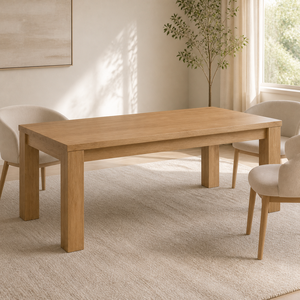 Ensemble de meubles de patio de luxe pour jardin extérieur, ensemble de meubles en teck, table à manger rectangulaire en chêne - Product Image 3