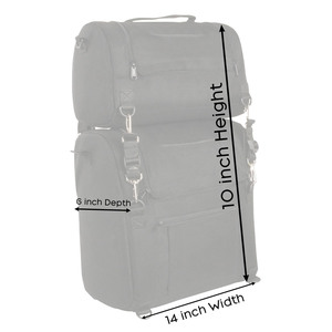 Sac de selle arrière de moto imperméable de grande capacité, échantillon gratuit, pour les voyages longue distance, sacoche de selle, sacoche de moto en nylon - Product Image 3