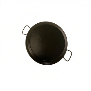 Elegantes Sartenes de Hierro Fundido para Paella de 30 cm con Asa de Acero Inoxidable, Olla de Cocina Resistente con Revestimiento de Esmalte Duradero - Product Image 2
