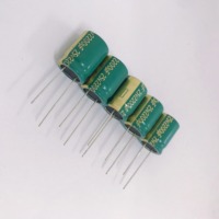 Condensateur électrolytique industriel Pchicon 25V 2200uF 16*22 RF 5000 heures pour réservoir et avion - Faible ESR, Haute ondulation, -6.3V-660V
