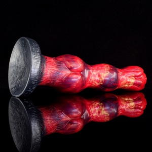 Thick Animals Penis Silicone Fire Curved Deep Texture Prostate Massage Fantasy Dog <b>Dildo</b> Sex Toys for Women Anal - Product Image 2