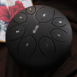 8 Inch 8 Tones Steel Tongue <b>Drum</b> Waterproof Portable Ethereal <b>Drum</b> Handpan Percussion <b>Drum</b> for Sound Therapy Relaxation Gift Set - Product Image 3