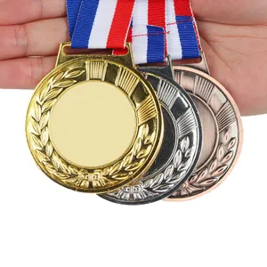 定制标志印刷足球篮球排球马拉松比赛运动比赛礼品奖励金属奖牌衣架用于纪念品装饰