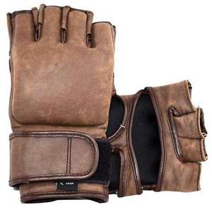 ถุงมือชกมวยหนังคุณภาพดีที่สุด แบบพันเร็ว สำหรับฝึกซ้อม ต่อยมวยในกรง - Product Image 1