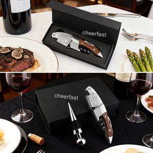 Fabricant en gros d'ouvre-bouteille à manche en bois, <span class=keywords><strong>tire</strong></span>-<span class=keywords><strong>bouchon</strong></span> professionnel de haute qualité, <span class=keywords><strong>tire</strong></span>-<span class=keywords><strong>bouchon</strong></span> en acier inoxydable pour restaurant - Product Image 6