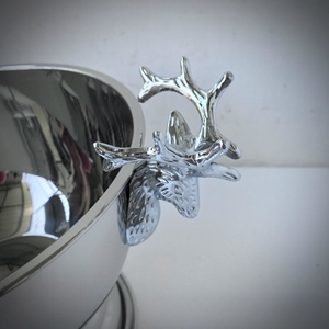 Sáng Tạo Hiện Đại Sang Trọng Vàng Bạc Đen Sâm Banh Bia Hươu Đầu Xử Lý 304 Kim Loại Thép Không Gỉ Xô Đá - Product Image 2