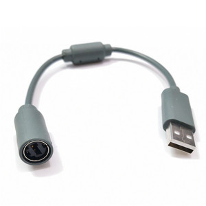 Черно-серый USB-удлинитель для ПК, кабель-переходник для Microsoft <span class=keywords><strong>Xbox</strong></span> 360, проводной контроллер, геймпад - Product Image 2