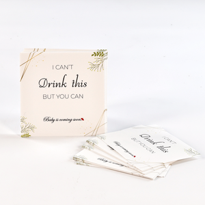 Étiquettes de boisson pour baby shower en feuille d'or et gaufrage - Étiquettes autocollantes personnalisées biodégradables OEM - Product Image 4