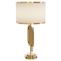 Lampe de chevet moderne à commande tactile, en fer, électrique, LED, à intensité variable, CRI 90, pour bureau et table de chevet