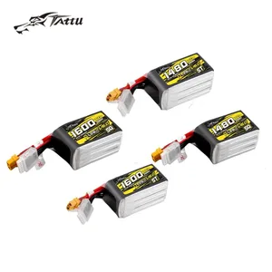 Batería de Iones de Litio Metálica TATTU R-LINE 60 6S 160C 1480/1600mAh con Conector XT60 para Drones de Carreras y Quadcopters - Product Image 1
