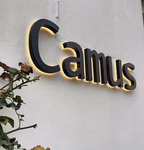 İşletme Logosu Özel Led Işıklı Düz Lazer Kesim <span class=keywords><strong>3D</strong></span> Arkadan Aydınlatmalı Harfler Tabela Akrilik Led Harf Logoları Şirket Logosu Özel Tabela - Product Image 1