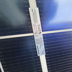 Panneau Solaire à Double Verre 580W 585W 144 Cellules Demi-Coupées 16 Busbars Type N 182mmx182mm Cadre en Acier - Product Image 3