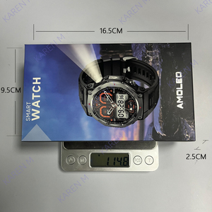 Reloj inteligente GPS Deportes Fitness Tracker 1,43 pulgadas AMOLED Pulsera inteligente BT Llamada Linterna Impermeable 5ATM Smartwatch <span class=keywords><strong>Dafit</strong></span> OEM - Product Image 6