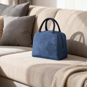 Sacs à déjeuner réutilisables en toile, grande capacité, écologiques, pour la conservation des aliments et l'isolation thermique, vente en gros d'usine - Product Image 3