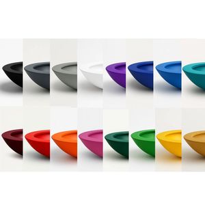 Maceta de cerámica con curvas para Interior de balcón, maceta de anillo gordito personalizable para cactus suculentos - Product Image 6