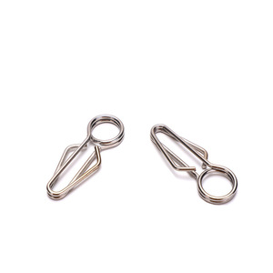Stainless Steel Snap Hook Irregular Spring <b>Hardware</b> For Household And Toy Use - Product Image 1