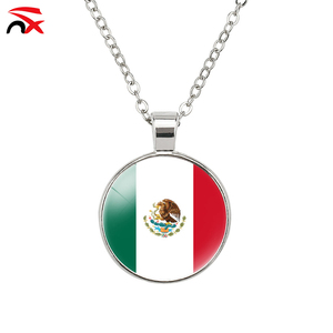 Collar con Bandera de Jordania para Fanáticos del Fútbol 2026, Accesorios, Colgante de Aleación de Metal - Product Image 4