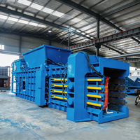 Presse à balles horizontale professionnelle pour papier usagé, machine de pressage hydraulique automatique adaptée aux balles de plusieurs tailles
