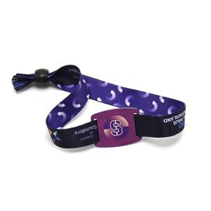 Pulsera de tela elástica NFC multicolor para Parque Temático de vacaciones personalizada, pulsera RFID elástica de nailon para niños - Product Image 6