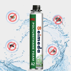 Mousse expansive en polyuréthane Seimeda 750 ml, colle dure pour la construction, le travail du bois, application facile, fixation de portes, calfeutrage - Product Image 2