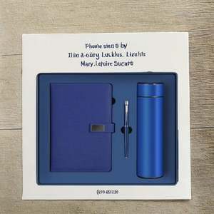 Customized Business Office Wholesale Promotional Luxury <b>Gift</b> Items A5 Paper Letterpress Printed Convenient Journal <b>Gift</b> <b>Set</b> - Product Image 3