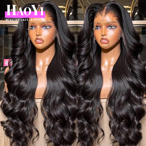 Mặc Và Đi Tóc Giả Tóc Con Người 13X6 HD Ren Phía Trước Ấn Độ Lớp Biểu Bì Phù Hợp Tóc Glueless Tóc Giả HD Ren Phía Trước Tóc Giả Cho Phụ Nữ Da Đen - Product Image 4