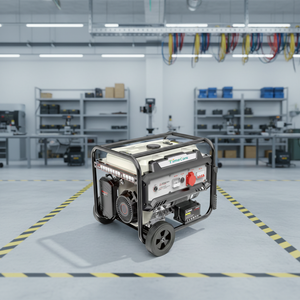 Generador de Gasolina de Marco Abierto 9900, Salida Máxima de 8.5KW, Arranque Manual/Eléctrico, Monofásico/Trifásico - Product Image 1