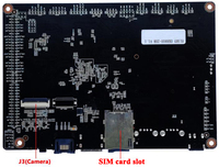 Carte mère Android FANLESS mince avec processeur et Ram3.5inch avec alimentation DC/3A HDMI LVDS EDP pour PC