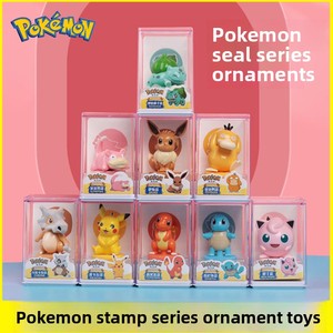 Figura <span class=keywords><strong>de</strong></span> Pokémon <span class=keywords><strong>de</strong></span> Plástico Auténtica, Pikachu, Slowbroo, Eevee, Snorlax, Juguete Coleccionable, Decoración, Regalo - Product Image 2